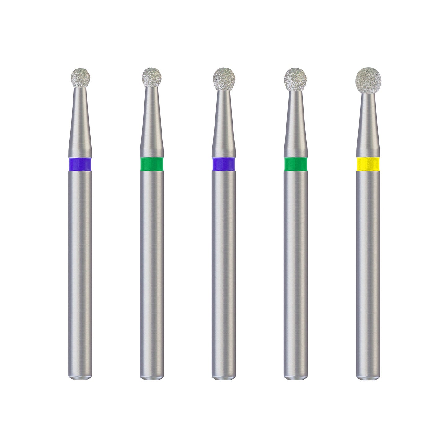 Diamond Round Burs 19mm 10pcs