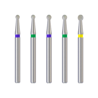 Diamond Round Burs 19mm 10pcs