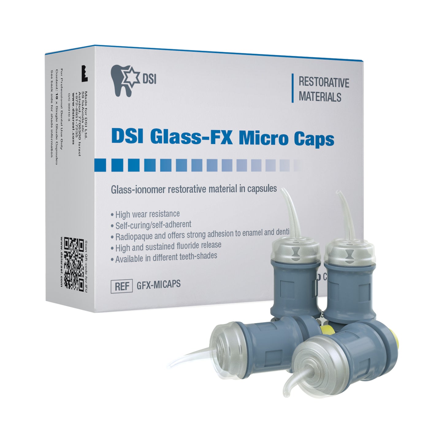 Glass FX Micro Caps A2 10pcs