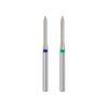 Diamond Pointed Cylinder Burs 22mm 10pcs