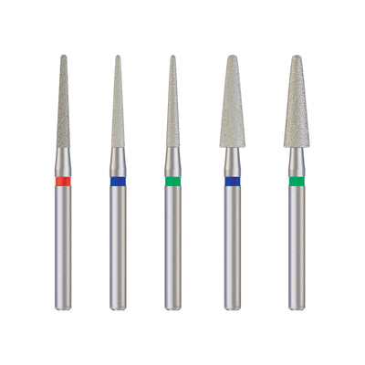 Diamond Round End Taper Burs 22mm 10pcs