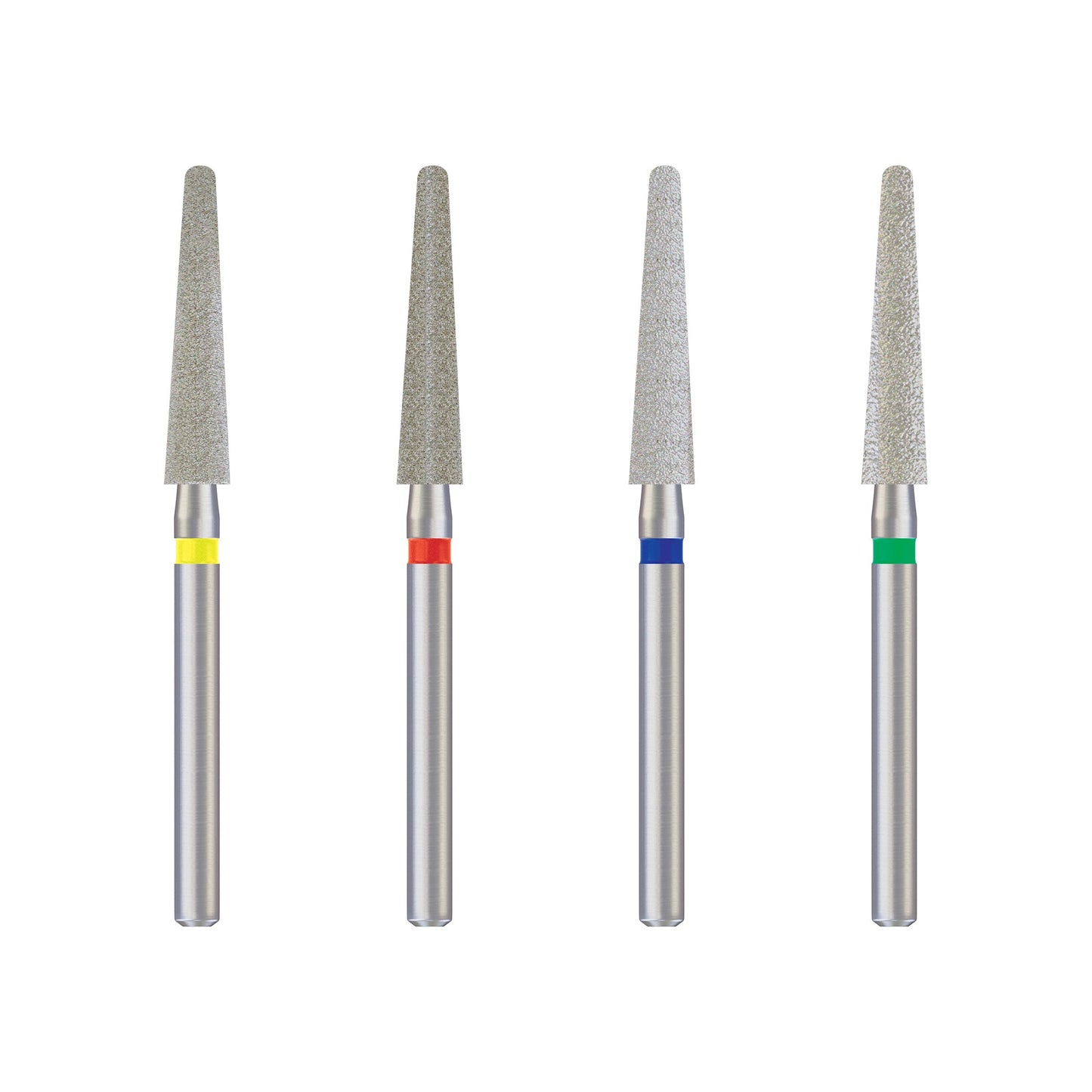 Diamond Round End Taper Burs 24mm 10pcs