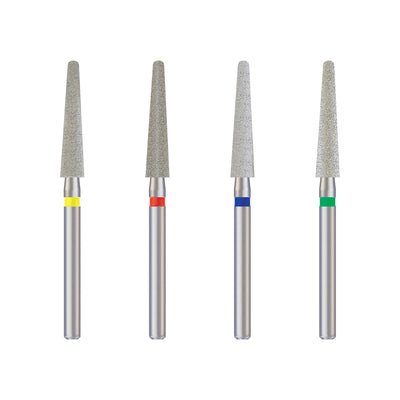 Diamond Round End Taper Burs 24mm 10pcs