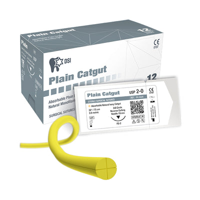 Plain Gut Sutures 12pcs pack