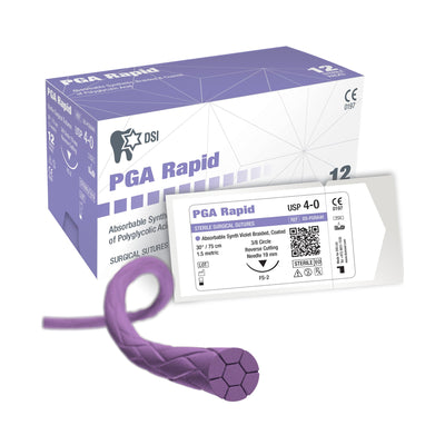 PGA RAPID Sutures 12pcs pack