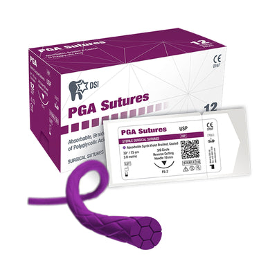 PGA Sutures 12pcs pack