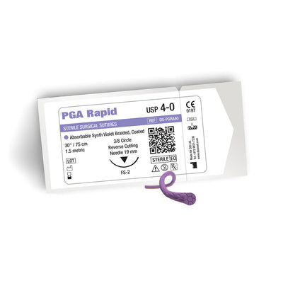 PGA RAPID Sutures 12pcs pack