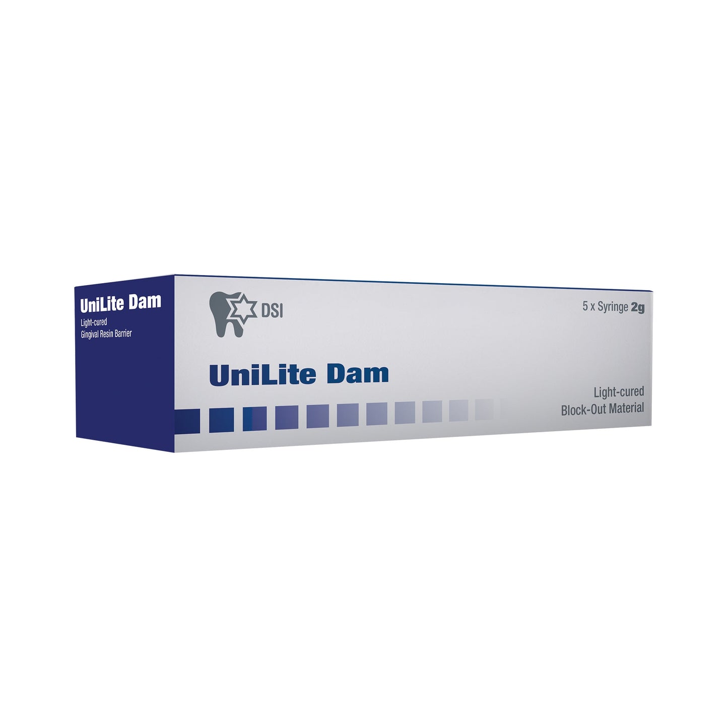 UniLite Dam 5x2g syringes