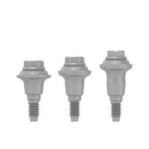 Straight Multi-Unit Abutment Ø4.8 Conical Connection Compatible with MIS NP