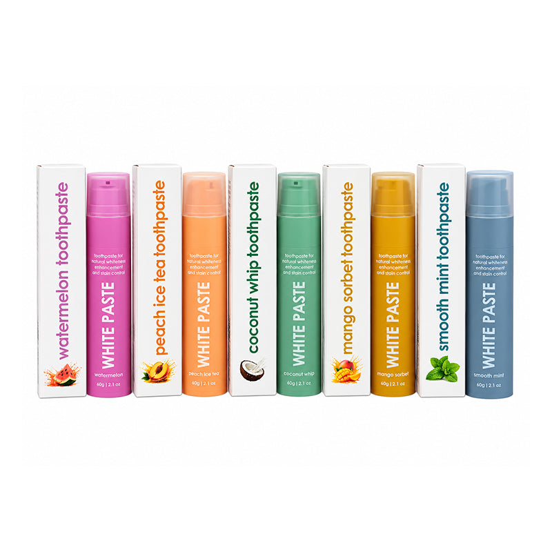 White Paste Flavored Whitening Toothpaste 60g
