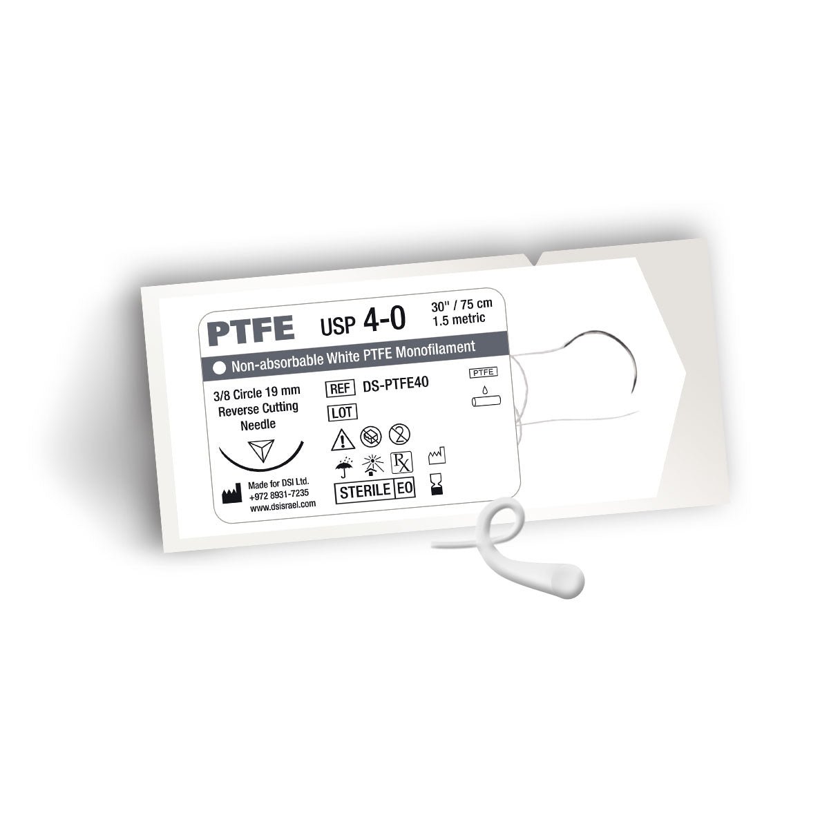 PTFE (Teflon®) Sutures 12pcs Pack