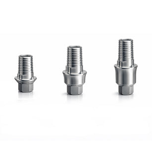 Ti-Base Hex Abutment for Single Crown Compatible with AB P3 TI Slim - Standard Platform 3.75