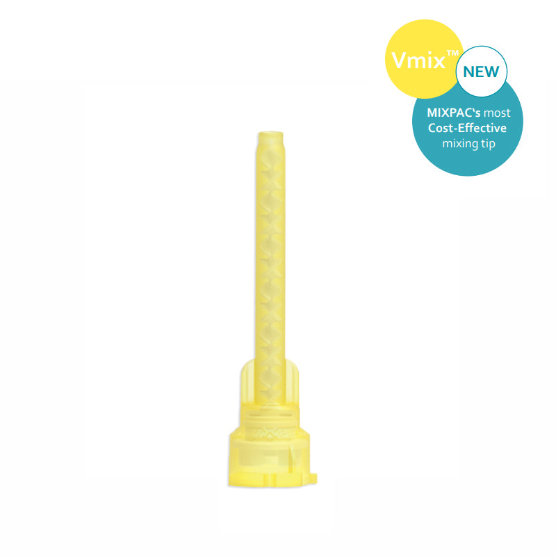 MIXPAC™ Original Vmix™ Mixing Tip 69.5mm Yellow 50/Pack
